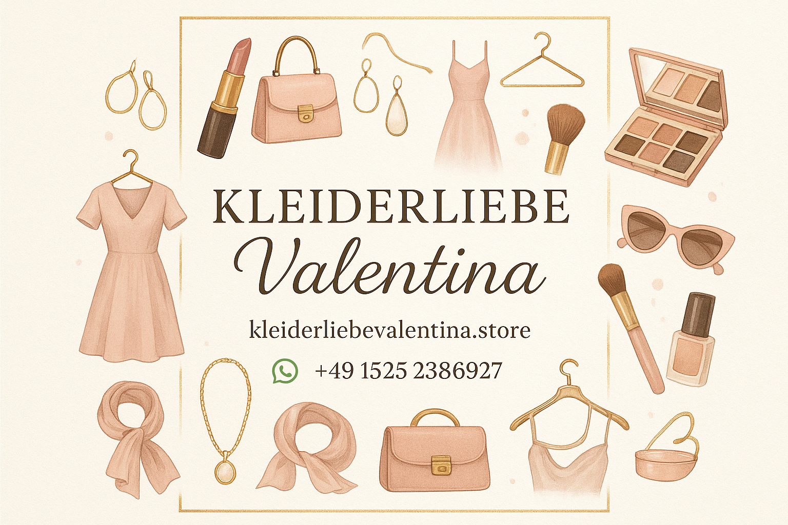aggiungi immagini di make-up e accessori